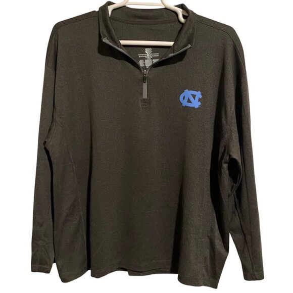 Knights Apparel Men's North Carolina Tar Heels Quarter Zip Pull Over Size XL - Picture 2 of 6